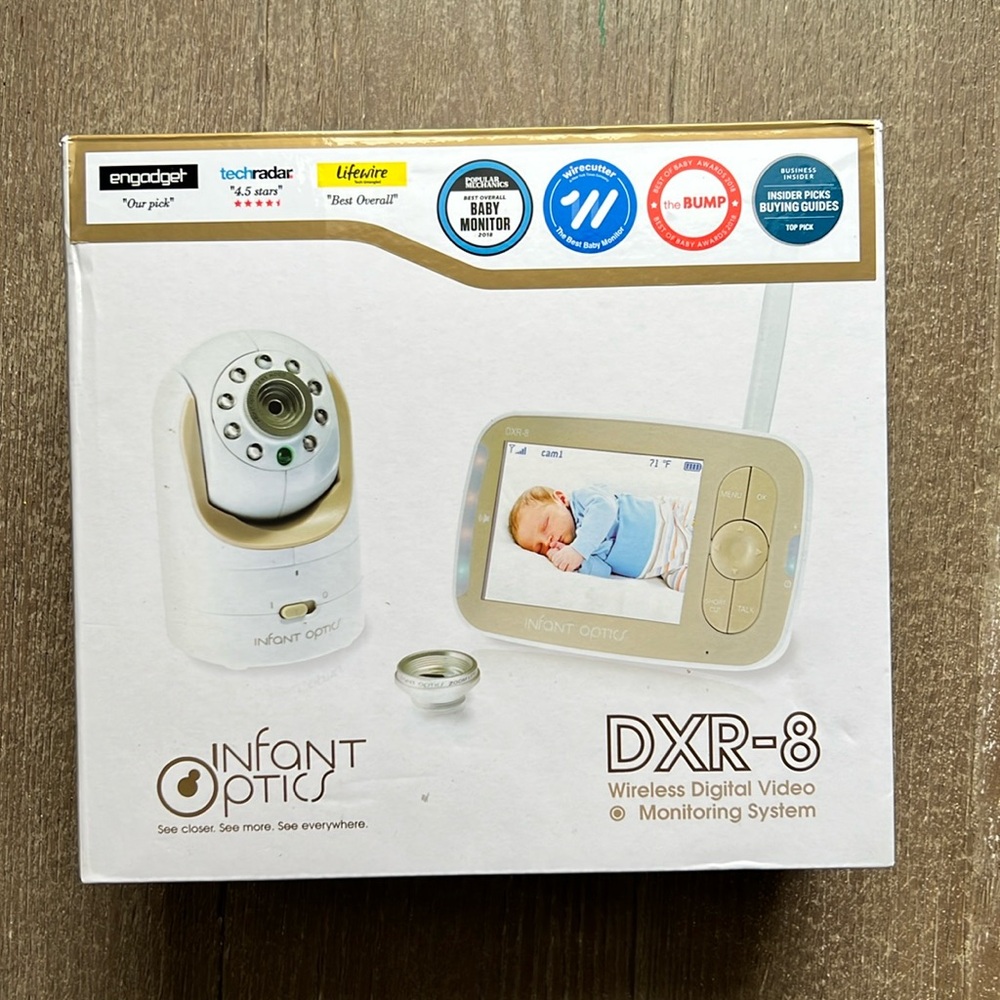 EUC Infant Optics DXR-8 Video Baby Monitor
